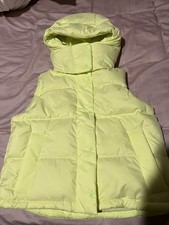 Lululemon Wunder Puff Crop Vest Goose Down 600 FIll Water Repellent Sz 4