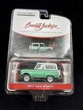 New In Box GREENLIGHT Barrett Jackson 1/64 Scale Diecast 1977 FORD Bronco Green