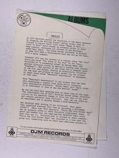 Horslips Pressemitteilung Original Biografie Johnny Fean Eamon Carr Circa 1970er