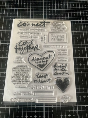 #ad Ali Edwards Story Stamp Week In The Life Journaling Connect Disconnect Together $14.99