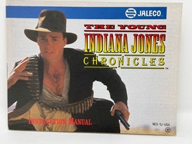 Young Indiana Jones Chronicles Nintendo NES w/ Manual Tested & Working