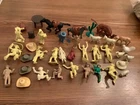 Vintage Marx Farm Playset Figures = People Animals  39 piece lot. B10