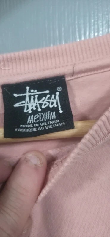 Stussy retro color block reworked sweat M image 3