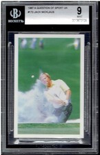1987 A Question Of Sport #172 Jack Nicklaus  BGS 9 MINT RARE Golf Card