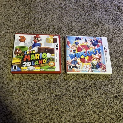 Nintendo 3DS Super Mario 3D Land And Wipeout
