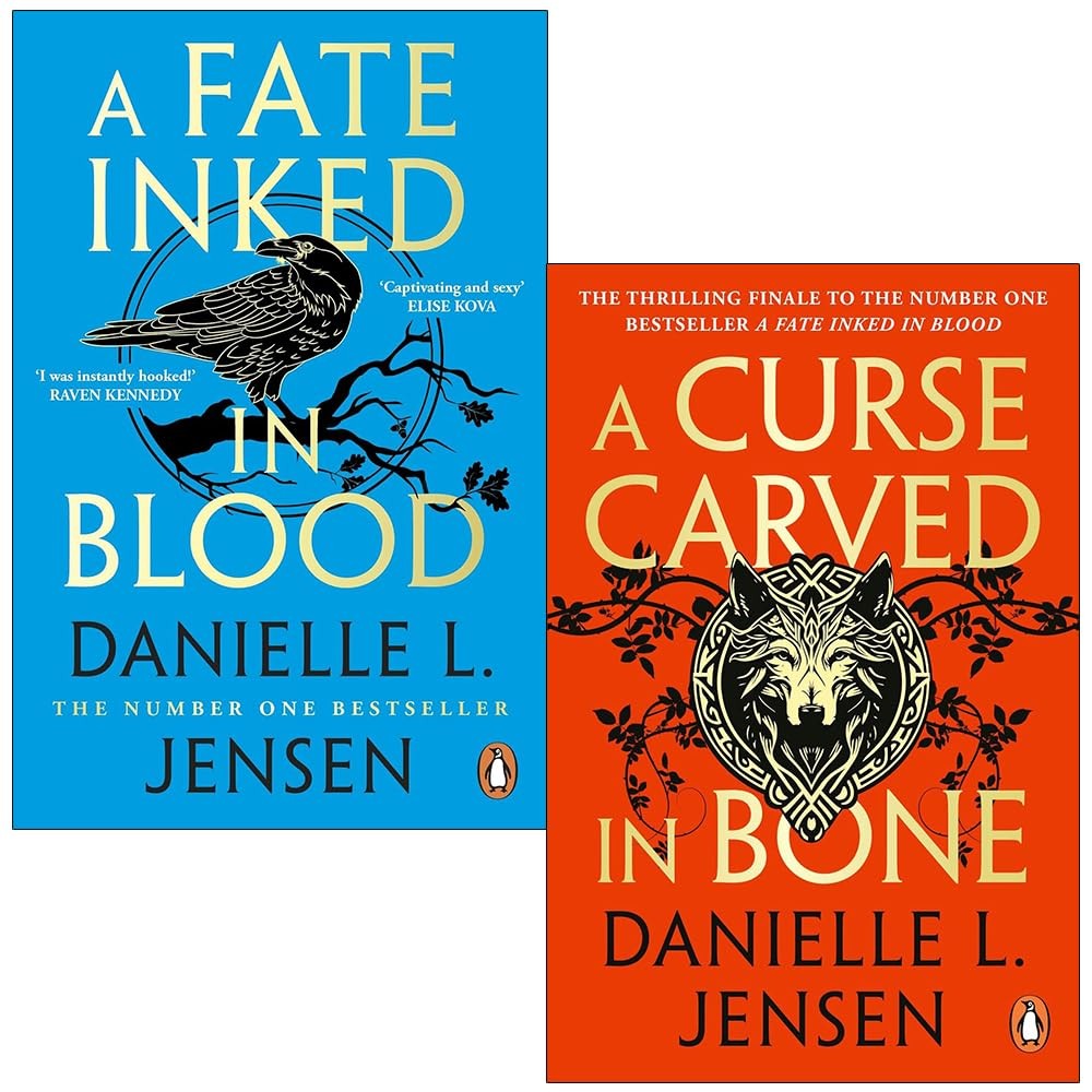 Danielle L. Jensen Unisex Dark Saga Of The Unfated Serics 2 Books Collection Set By Danielle L. Jensen(A Fate Inked In Blood & A Curse Carved In Bone) - Image 2