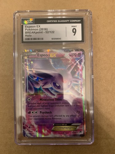 Espeon-EX graded CGC 9 for sale on eBay