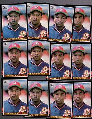 Terry Pendleton [Correct] #534 1985 Donruss card