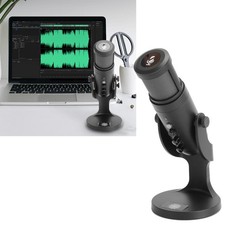 .  New Recording Live Mic USB Condenser Gaming Streaming Microphone For Skype