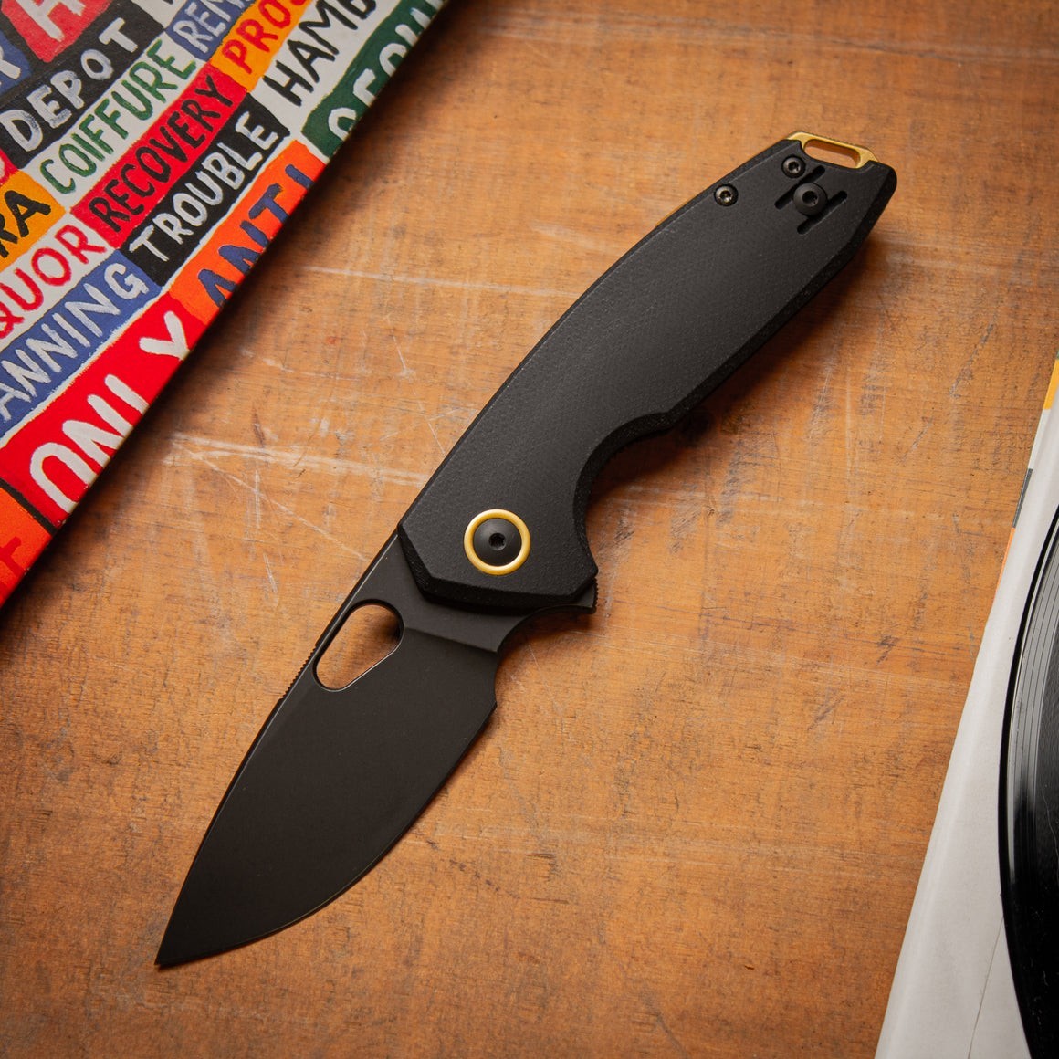 Giant Mouse Tribeca Folding Knife 3" CPM MagnaCut Steel Blade Micarta Handle