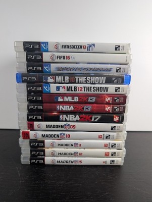 Sport Game Lot for Playstation 3 PS3 13 Games Madden NBA2K MLB Show FIFA -Tested