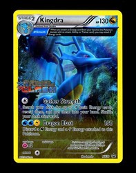 Kingdra XY39 Black Star Promo Primal Clash Prerelease Holo
