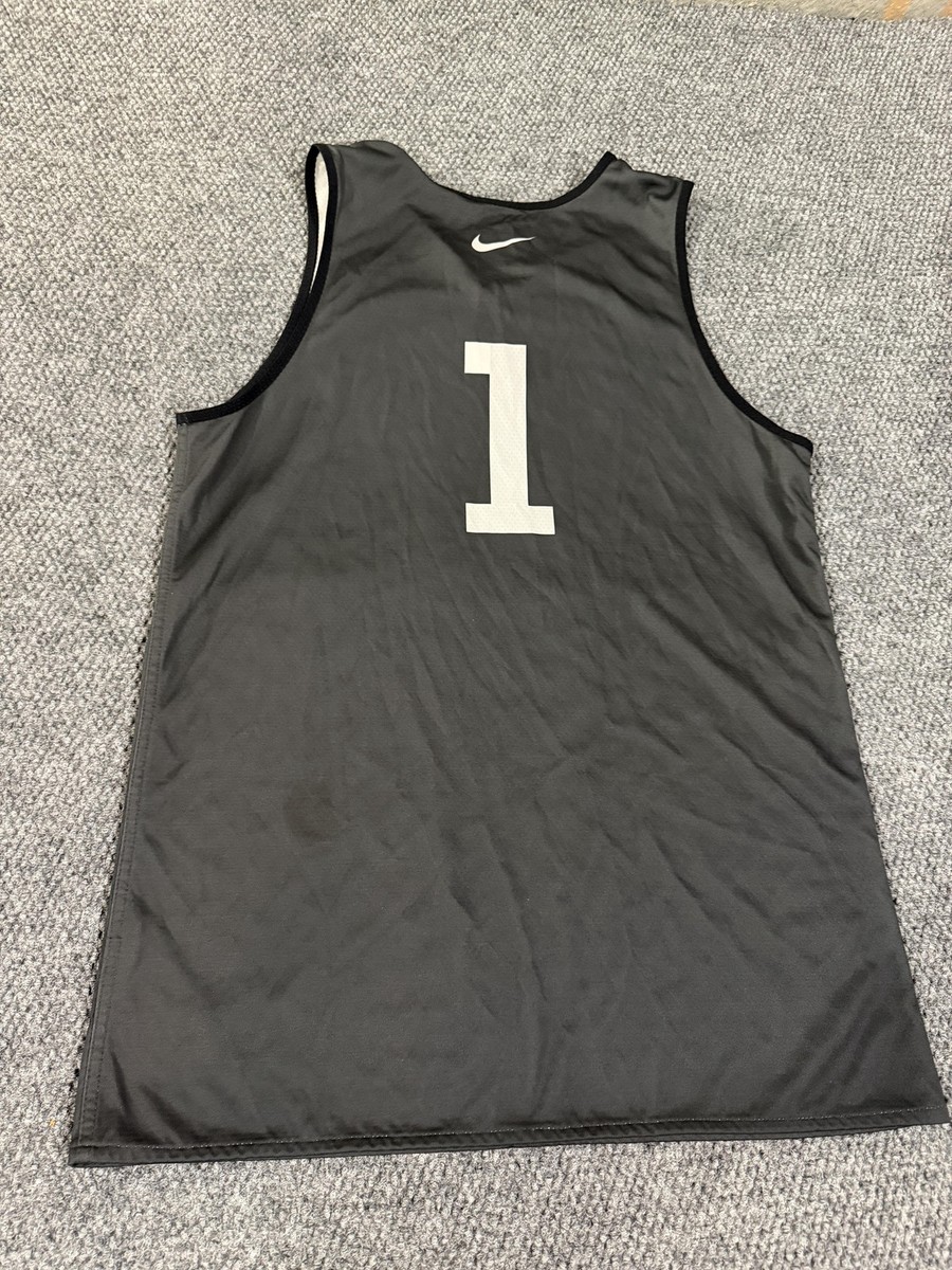 FIBA 3X3 Basketball Jersey Mens Large Black White Reversible Nike