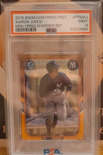 Aaron Judge 2015 Bowman Chrome The Farm's Finest FFM-AJ early rookie card 