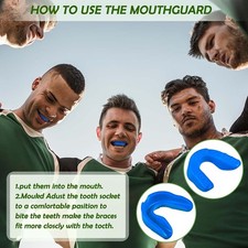 Enhanced 10PCS Silicone Gum Protector Mouthguard for Boxing MMA Impact Reduction