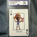 Michael Jordan 2008 Hero DecksObama PresidentialDeck5Clubs Playing Card (CGC 10)