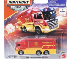 Matchbox 2025 Working Rigs Scania Tactical Command Center 05/16