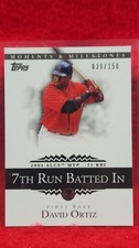 2007 Topps Moments & Milestones David Ortiz 7th RBI #39/150 #105