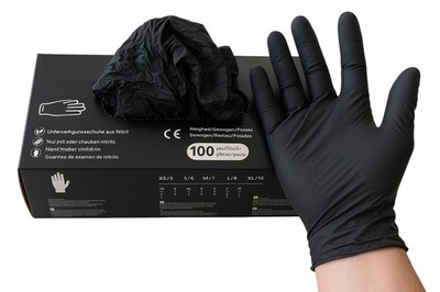 Nitrilhandschuhe S-XL Einweghandschuhe Nitril Mechaniker Handschuhe Textur 