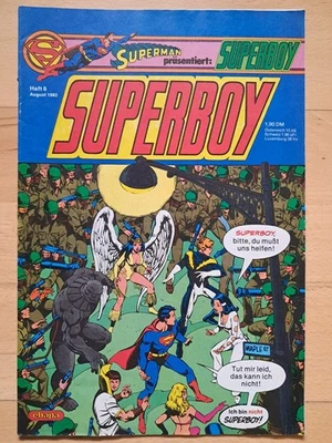 Superman präsentiert Superboy Nr.8 von August 1982 - TOP Z1 Comicheft Ehapa - Bild 1 von 3