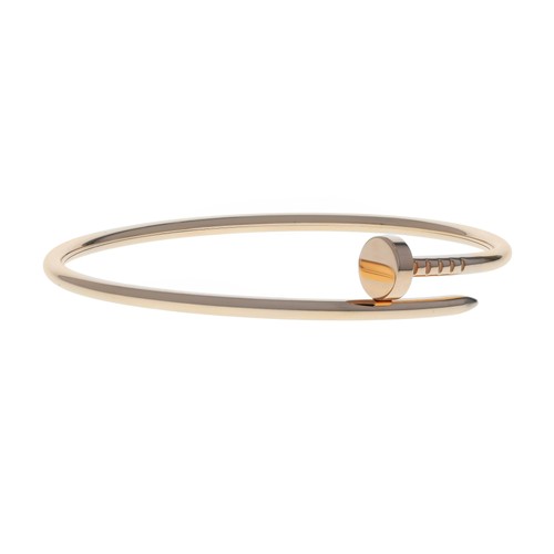 Cartier 18k Rose Gold Juste Un Clou Bangle Bracelet Size 16