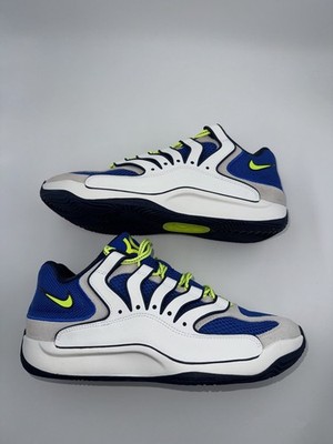 Nike KD18 Mens Basketball Shoes Sneakers White Blue Volt 'Smart City' HV1992-400