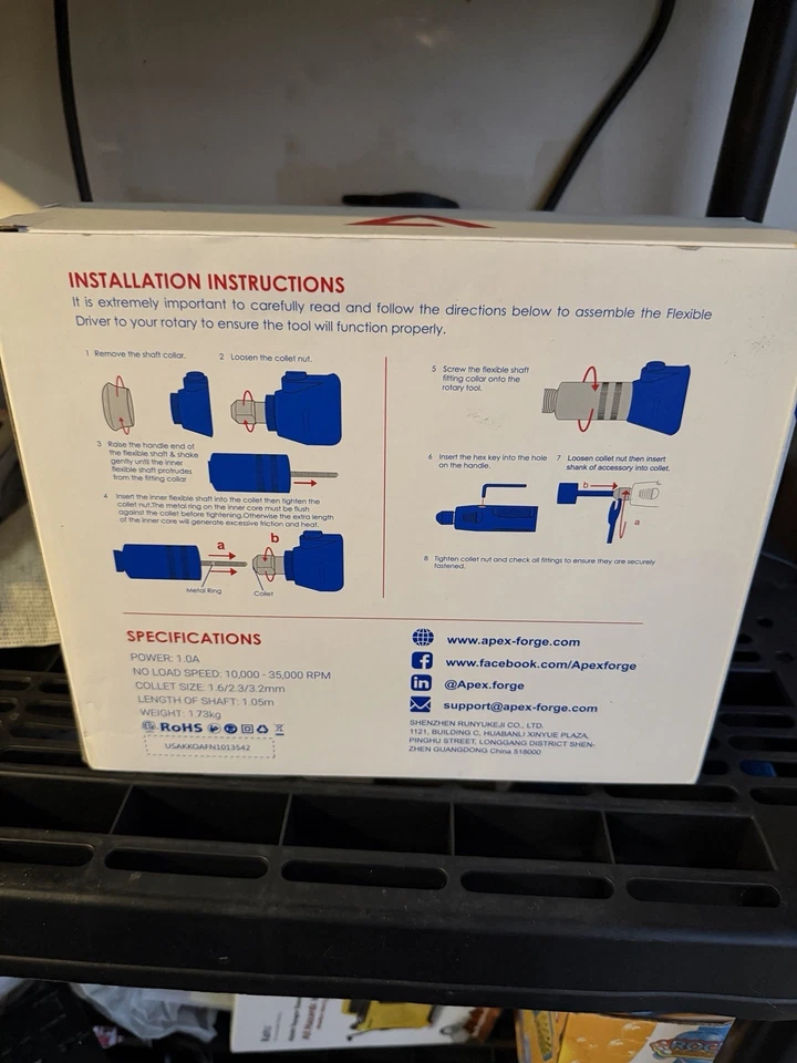 Apex Forge M6 Variable Speed Rotary Power Tool And 172 Accessories Kit - Image 4 of 4
