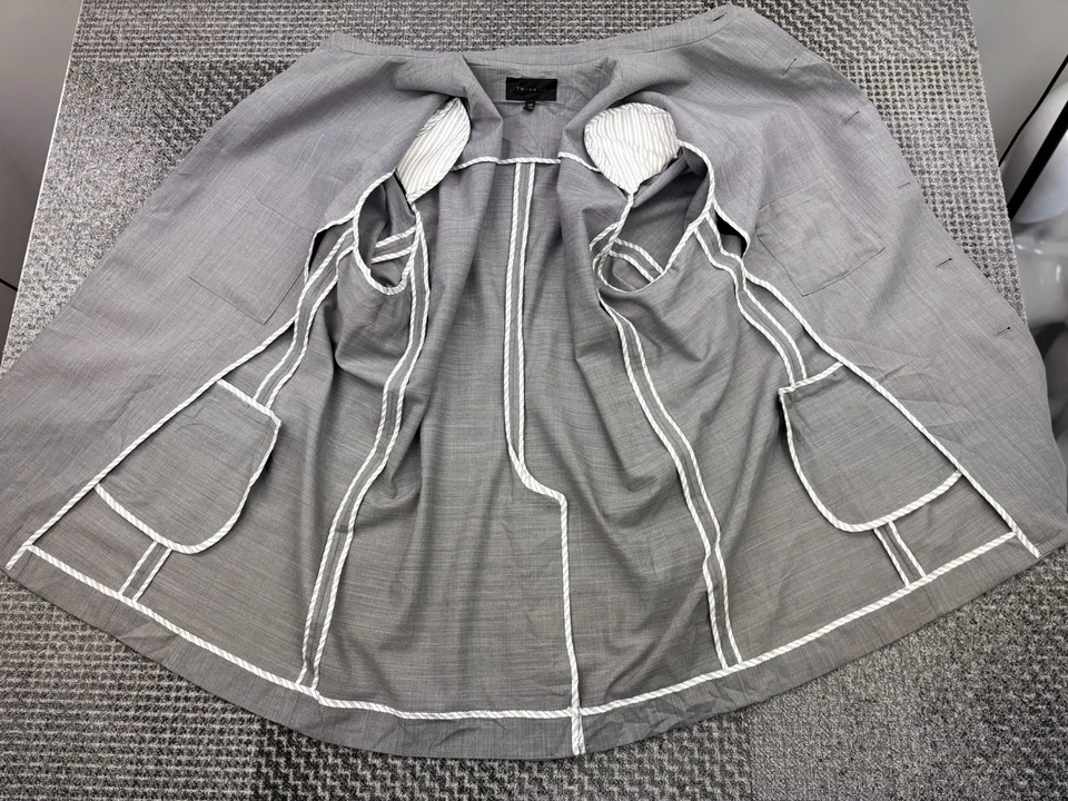 TwinHill Men’s Suit Jacket Shirt‑Style Grey Size 52R - Image 3 of 4