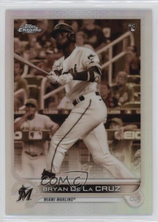 2022 Topps Chrome Sepia Refractor Bryan De La Cruz #216 6u5