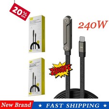 2-in-1 Invisible Holder Charger Cable with Stand 240W Super -Fast Charging Cord