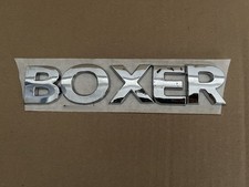 Genuine Peugeot Boxer Rear Lettering Logo Badge Emblem Used