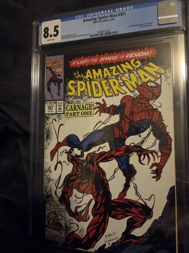 The Amazing Spider-Man #361 (1992) CGC 8.5 White Pages 1st App. Of Carnage