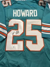 Xavien Howard Autographed Signed Miami  Dolphin Jersey Beckett Certified