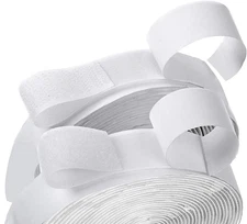 16.4FT Hook and Loop with Strong Self Adhesive Tape Strip Back Fastener Roll US