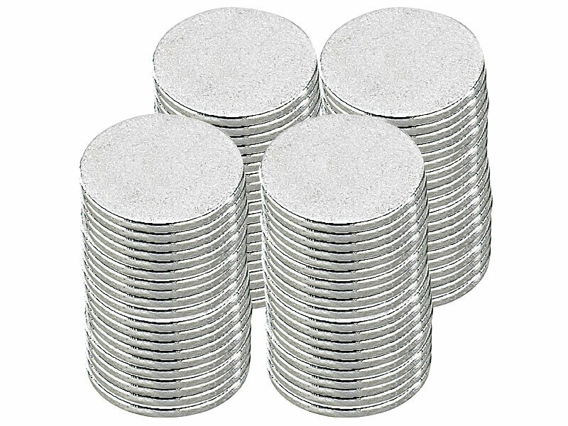 Aimants néodyme puissants 12x1mm Infactory extra plats pour fermeture invisible