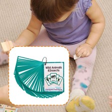 48Pcs Animals Flash Cards Preschool Learning Toy for Children