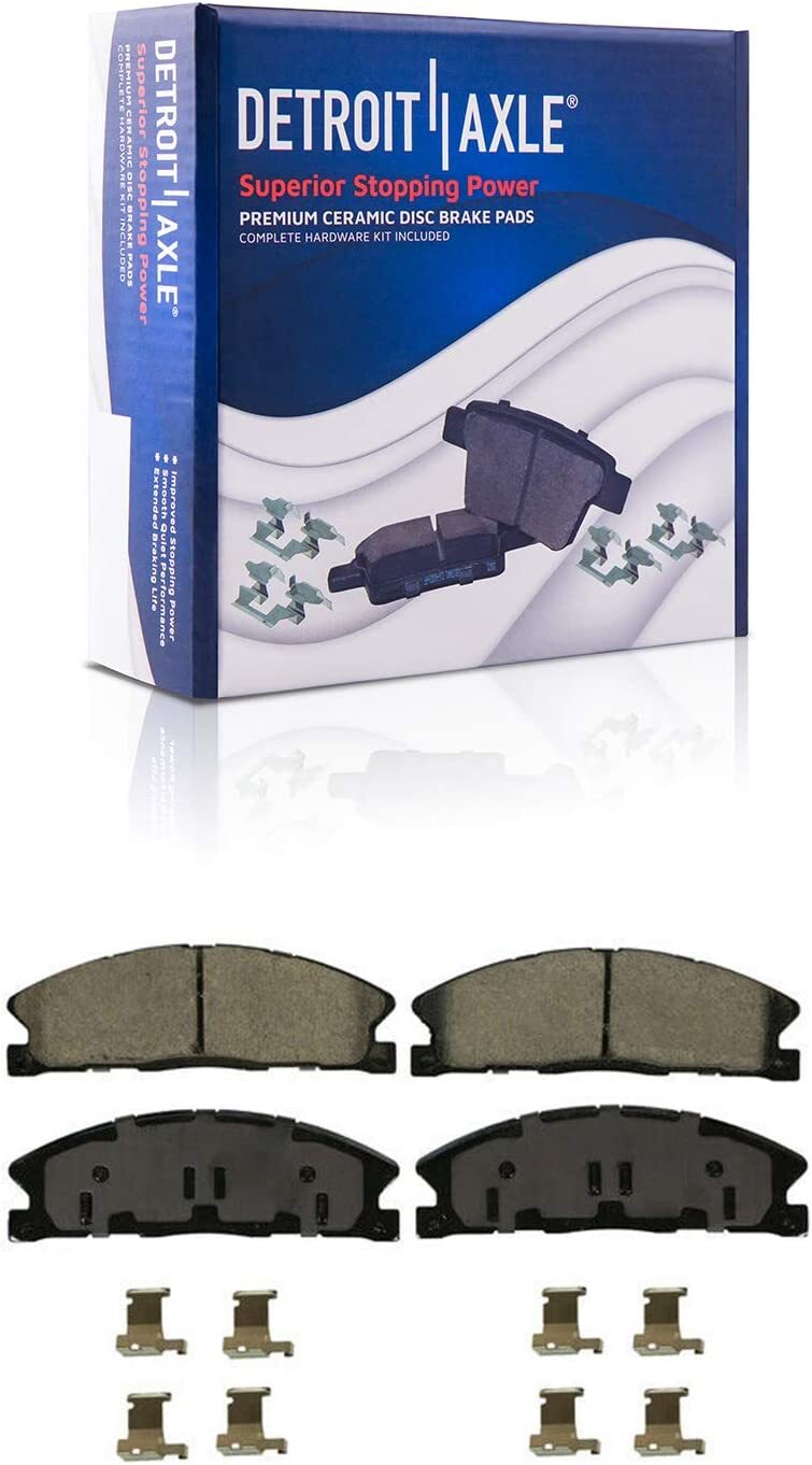 Front & Rear Rotors + Brake Pads for Ford Explorer Flex Taurus Lincoln
