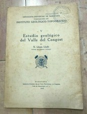 N. Llopis Llado 1942 Estudio Geologico Del Valle Del Congost PHOTOS CARTE