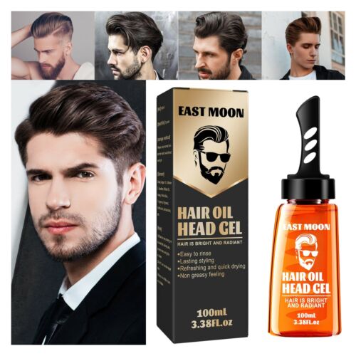 2 In 1 Hair Gel With Comb Long Lasting Lightweight Men's Hair Styling Gel  100ml | eBay