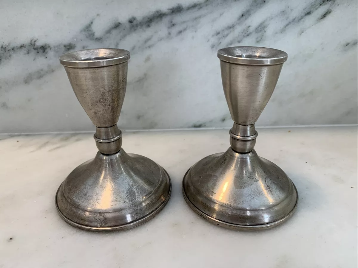 Sterling duchin silver weighted candlesticks sale