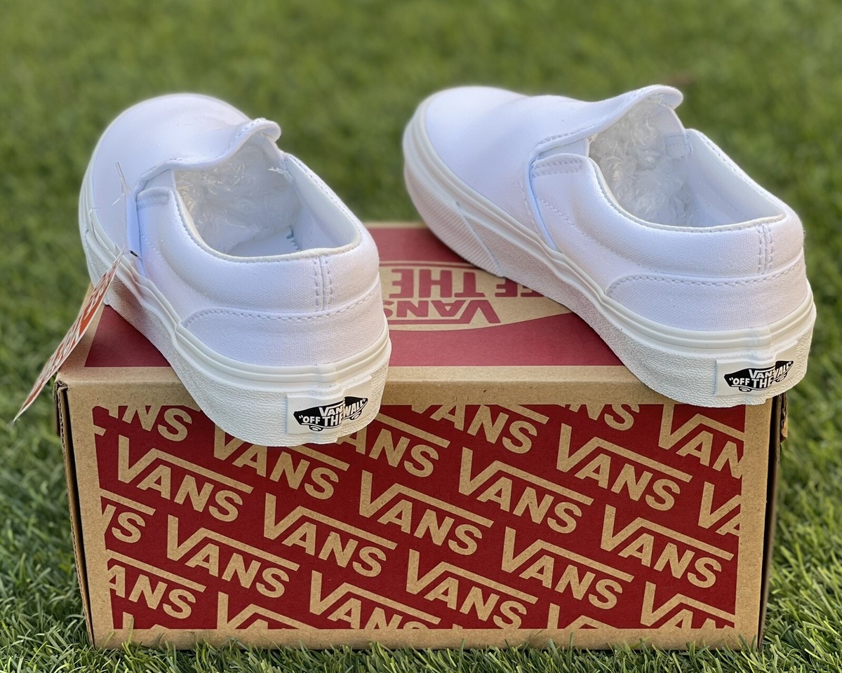 Vans Shoes Slip On True White Color For Youth - Main Image