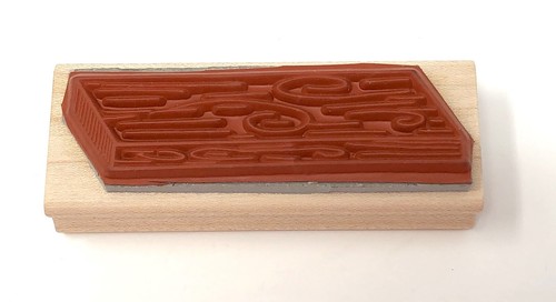 HOLZBOHLE Holz Gummistempel 1” x 3,25” Bau Holzwerkstatt - Bild 5 von 6