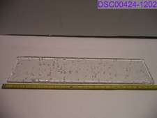 Chipped Corner Qty  3: Air Bubbled Glass Shelves 1/4" Thick x 27-1/4" x 6-1/4"