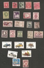 AUSTRALIE ROYAUME-UNI LOT 25 TIMBRES ANCIENS DONT EFFIGIE ROIS et REINE