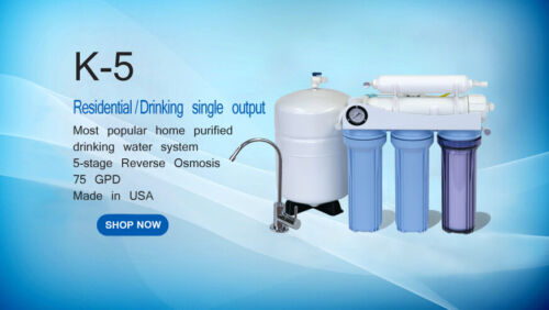 COMBO DEAL KoolerMax K5 + HM digital DM-2 TDS meter Reverse Osmosis Water System - Afbeelding 1 van 2