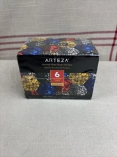 Arteza Fine Glitter | Metallic Colors | 0.9 oz each - Set of 6 Premium New Seale