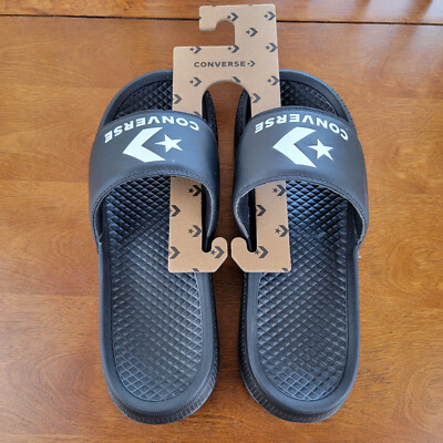 Converse All Star Slide Beach 171214C Black / White Size 13 