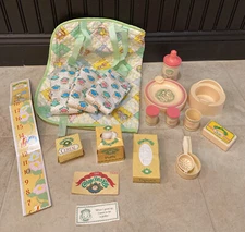 Cabbage Patch Kid Vintage Baby Feeding Carrying Accessory Lot Rare!