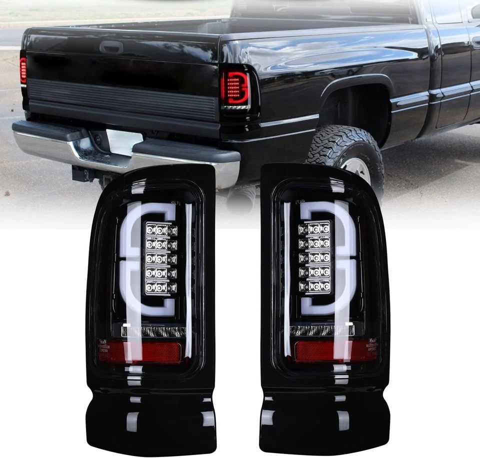 Faro LED + luces traseras + luces antiniebla para Dodge Ram 1500 2500 3500 L + R 1994-2002 Foto 4 de 4