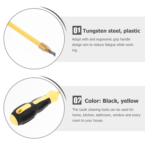 1PC Tungsten Steel Caulk Remover Tool Tile Seam Grout Removal Tool Cleaning Tool - Bild 11 von 12